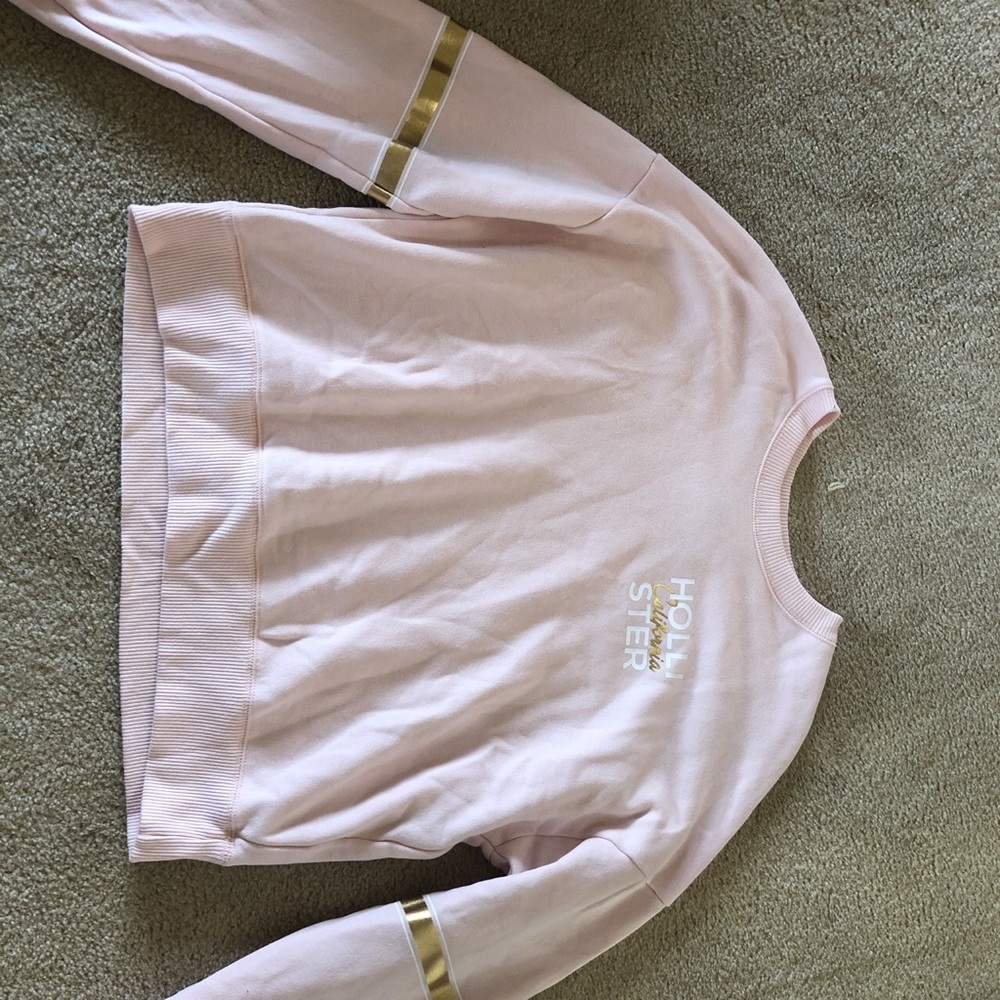 Hollister light pink sweatshirt